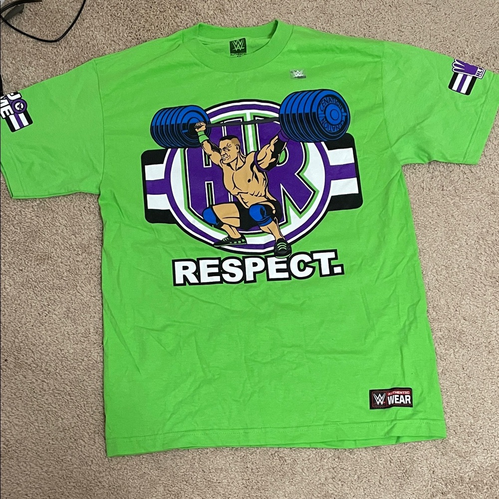 Official WE wrestling John cena respect T-shirt size medium